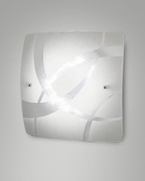 LED Deckenleuchte Weiß Glas B:30 Cm 4000 K 1300 Lm Klein Deckenlampe Esszimmer