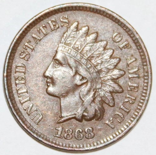 1868 Indian Head Cent - VERY FINE/EXTRA FINE - #1776E