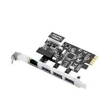 3 Port PCI Express USB 3.0 Adapt Card  Gigabit Ethernet LAN - Standard  Low