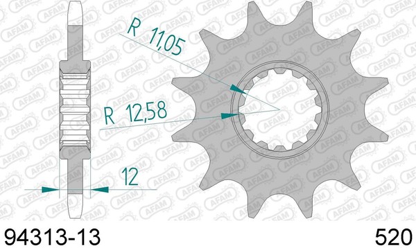 GAS GAS EC 200 200 Pignone Afam 94313-13 520 2000-2002-image