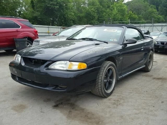 Driver Side View Mirror Power Textured Finish Fits 96-98 MUSTANG 1555652 - Image 2 of 4