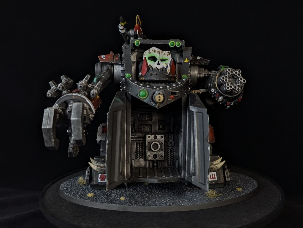 Warhammer 40k commission painted ork Goff Gorkanaut / Morkanaut | eBay