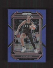 2023 Panini Prizm WNBA #25 A'ja Wilson Blue #/175