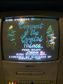 Conquest of the Crystal Palace (Nintendo NES, 1990) - With Case