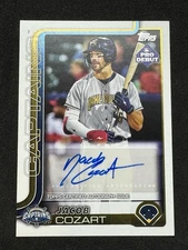 Jacob Cozart 2025 Topps Pro Debut Baseball Auto #PD-3 ② [finn7