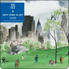 New York In Art 2026 Mini Wall Calendar by The Metropolitan Museum Of Art, Th...
