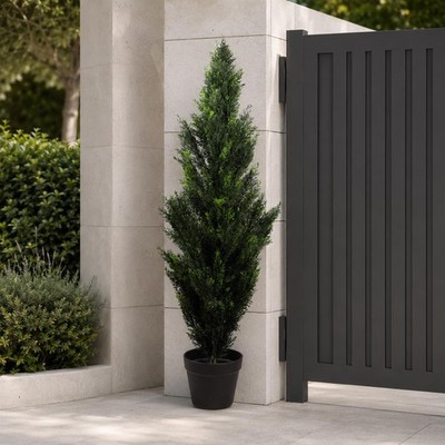 Künstliches Topiary 120 cm Grün Realistisch Faux Indoor Home Office Dekor