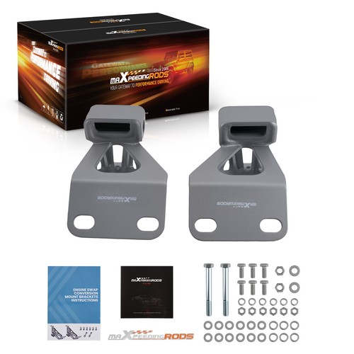 Small Block V8 Motor Mounts 1-1/4" Clearance for Chevy C10 1963-1972 - Picture 11 of 20