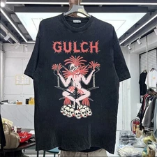 Rare Gulch Band Collection Black Cotton Unisex T-shirt Reprint S-5XL KH6073