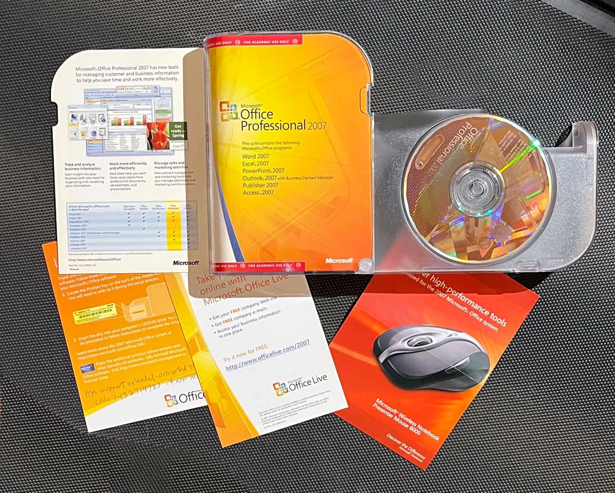 Microsoft Office 2007 Cd for sale - eBay