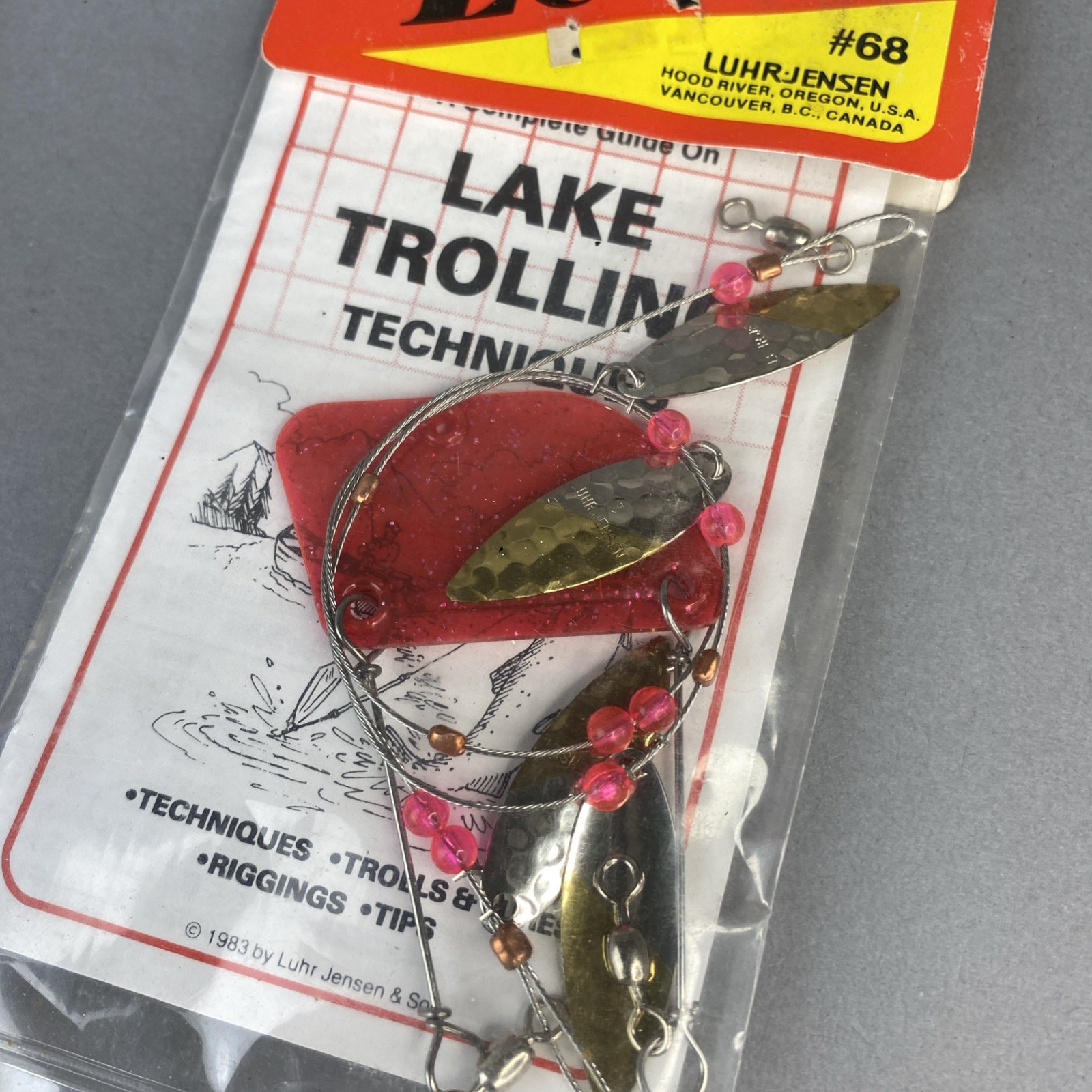 Luhr-Jensen Ford Fender Model A Trolling Willow Leaf Les Davis Tiny FlexiTroll - Image 2