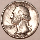 1953-D Washington Quarter - Fine - #3147EA