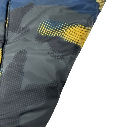 COACH Men's Signature F38886 Black Mixed Camo Reversible Down Vest - Medium - Picture 9 of 23