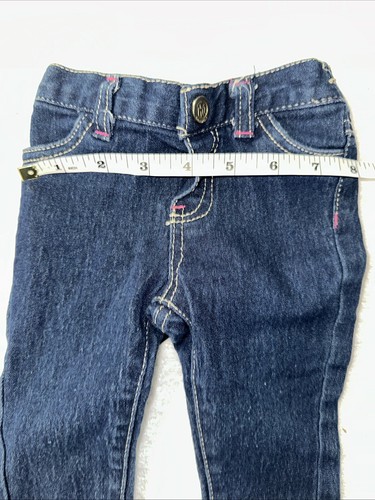 Rocawear Classic Jeans Baby Girl's 9M Pink Stitching on Back Pocket Cotton Blend - Picture 8 of 11