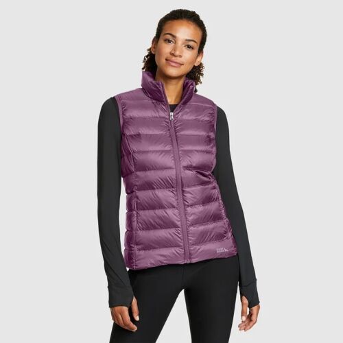 Eddie Bauer 650FP CirrusLite Ultralight Premium Down Vest Dusty Purple - M - NWT - Picture 4 of 7