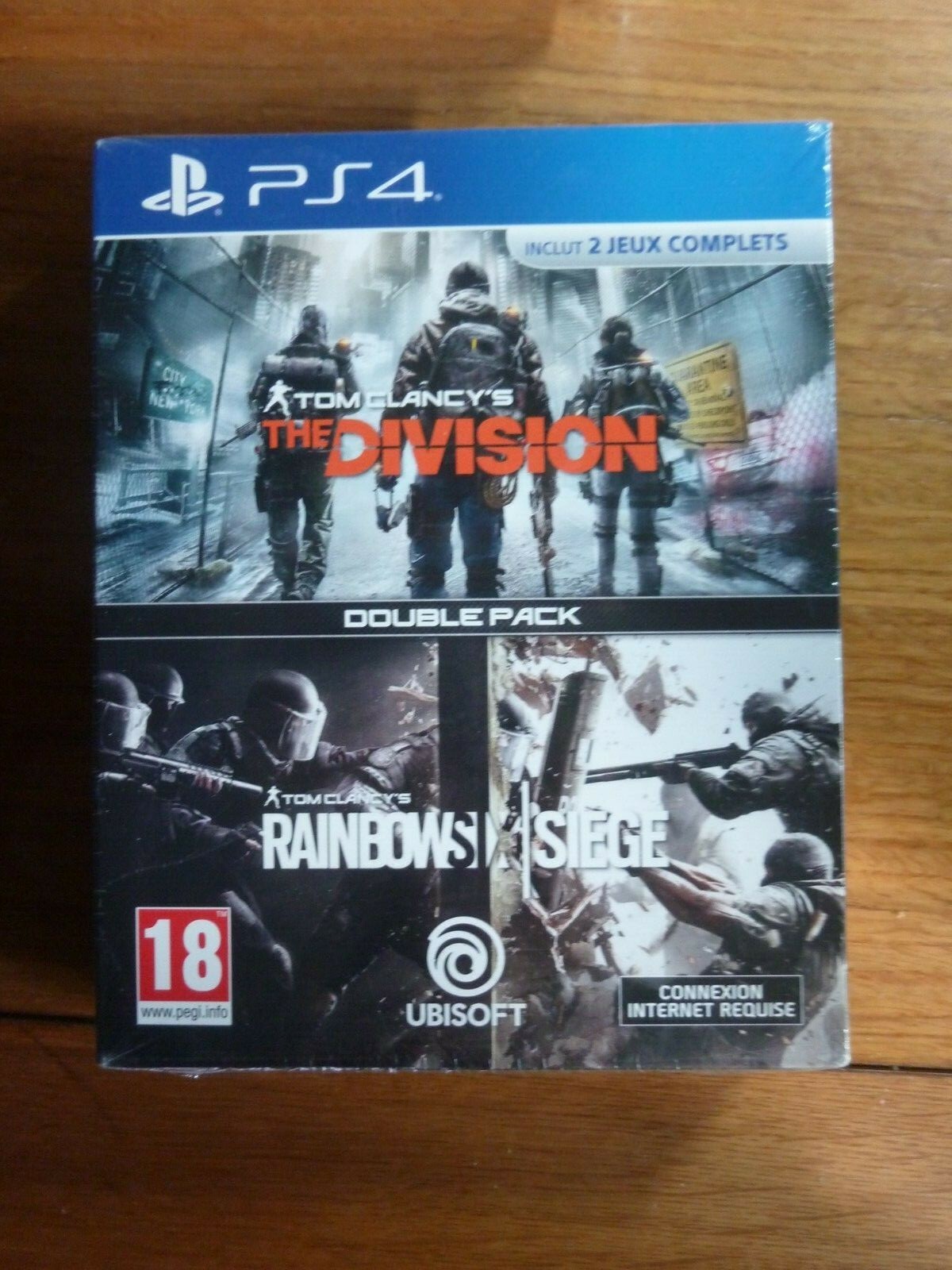 Double pack The Division + Rainbow six siege / Jeu PS4 Neuf sous blister