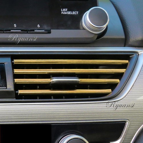 10× Car Interior Air Conditioner Vent Outlet Decoration Stripe Cover Accessories - Picture 18 of 36