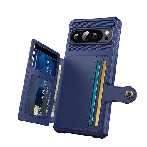 For Google Pixel 9 Pro XL/9/8/7/7 A Shockproof Leather Stand Card Wallet Case - Picture 39 of 53