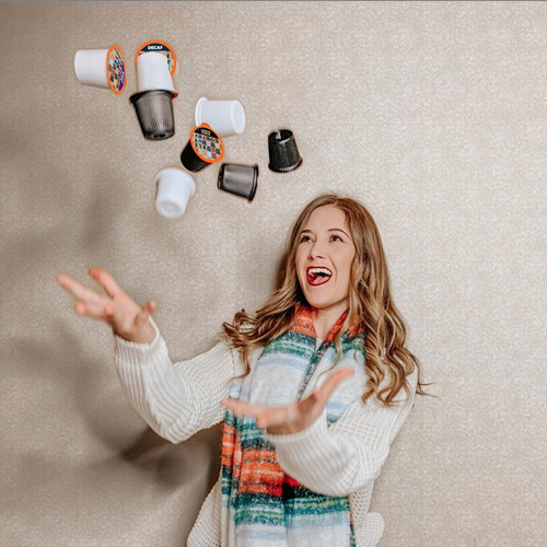 Doppel Donut Frühstück Mischung Kaffee Einzelportion Tassen für Keurig K-Tasse Brüher - Bild 6 von 7