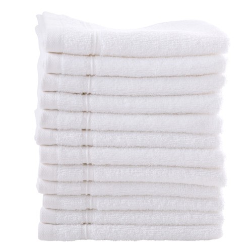 NEW WHITE Color ULTRA SUPER SOFT LUXURY PURE TURKISH 100% COTTON WASHCLOTHS - Picture 8 of 9