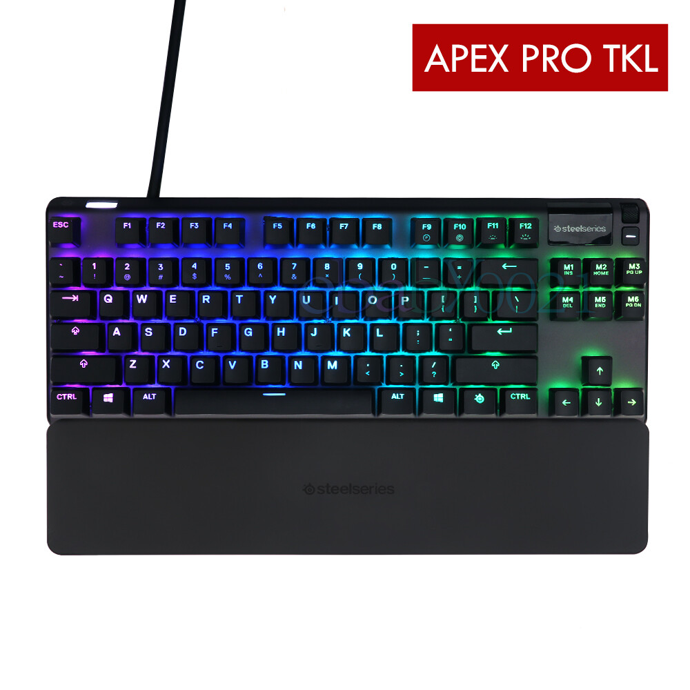 SteelSeries Apex Pro TKL Wired RGB Gaming Keyboard Black Certified  Refurbished 850014119348