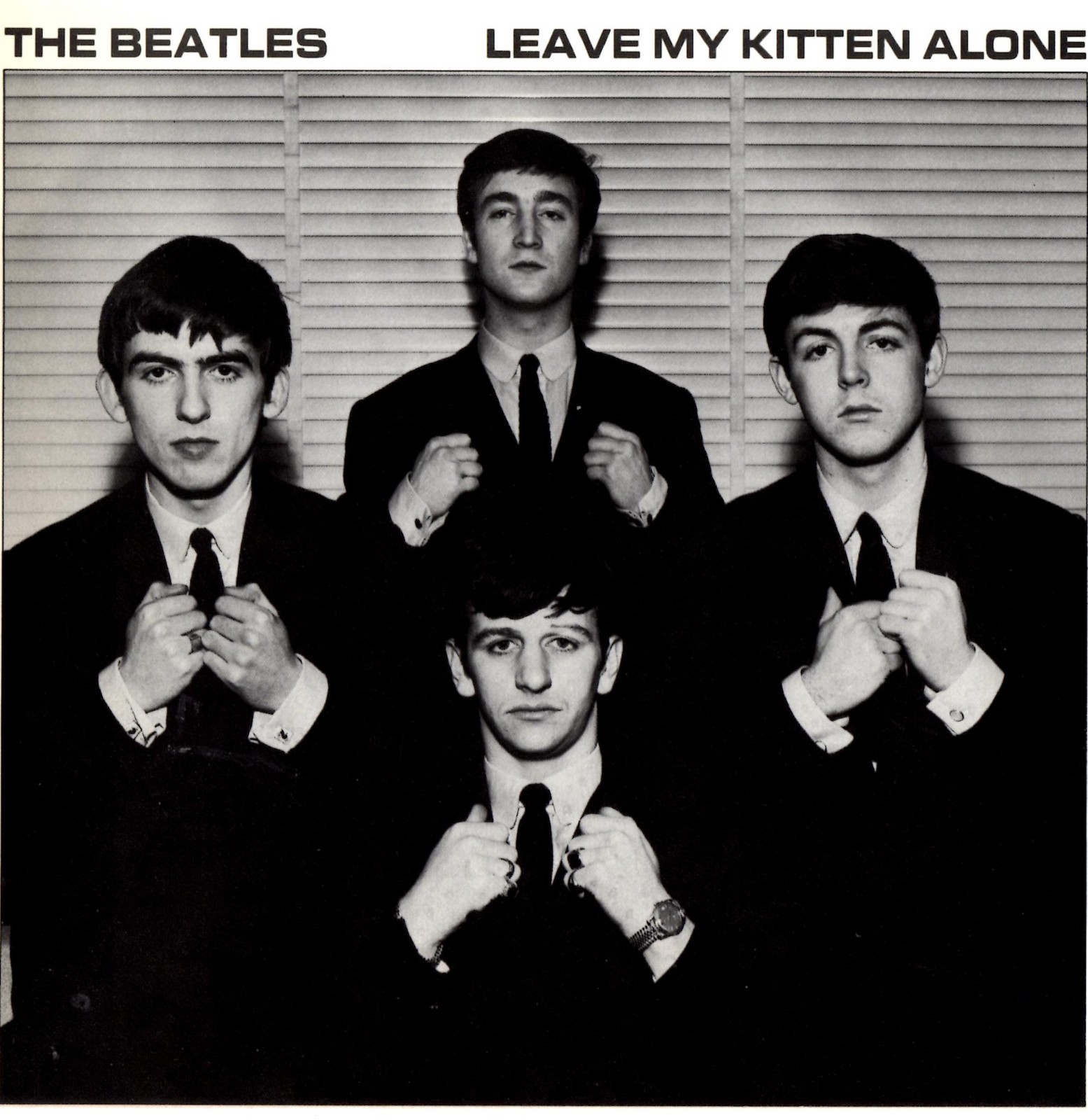 Beatles Leave My Kitten Alone 45 Picture Sleeve John Lennon Paul Beatles Leave My Kitten Alone 45 Picture Sleeve John Lennon Paul