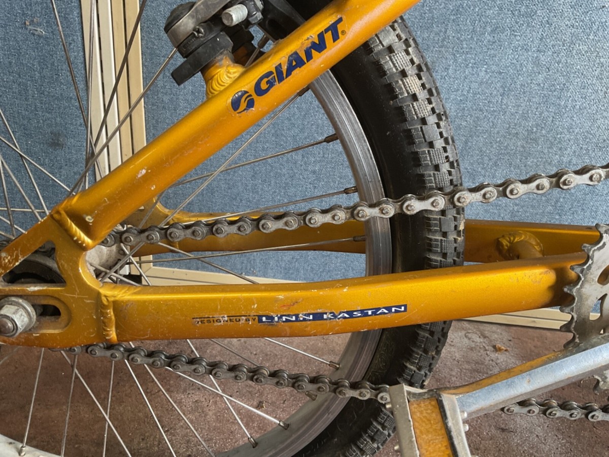 Pair of Mid-School Giant MOSH Pro BMX bikes ultra rare color