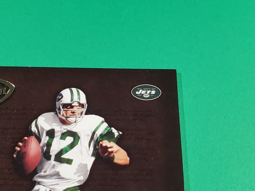 2004 DONRUSS PLAYOFF JOE NAMATH AUTHENTIC AUTO SIGNATURE SIGNED SP #56/100 - Picture 4 of 10