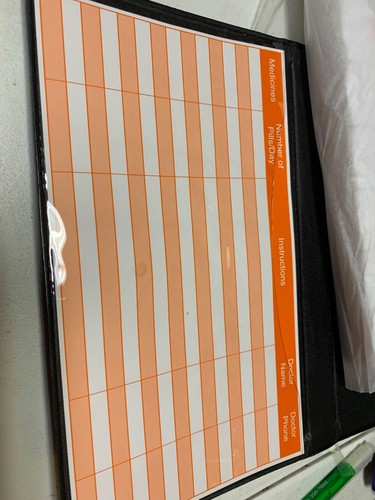 GlaxoSmithKline Pill Medicine Organizer Weekly Daily AM and PM storage case - Picture 2 of 4