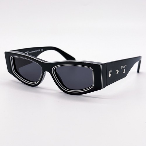 NEW OFF-WHITE ANDY 11007 BLACK SUNGLASSES UNISEX OERI047 1007 OFF-WHITE EYEWEAR - Picture 3 of 11