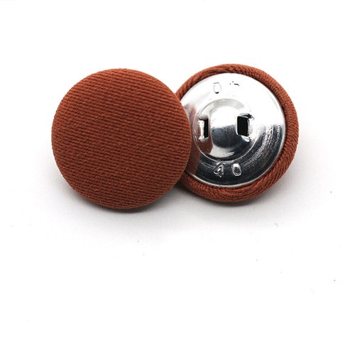 10Pcs Metal Round Buttons Fabric Covered Shank Button DIY Sewing Crafts Supplies - Picture 6 of 29