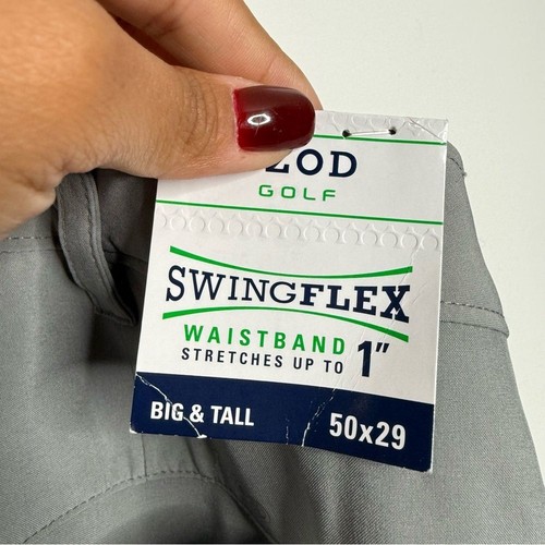 NWT IZOD Golf Men's Swingflex Straight Fit Pants Cinderblock Size 50 x 29 - Picture 5 of 11