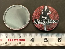 Portable Makeup Mini Pocket Round Purse Mirror Bettie Page