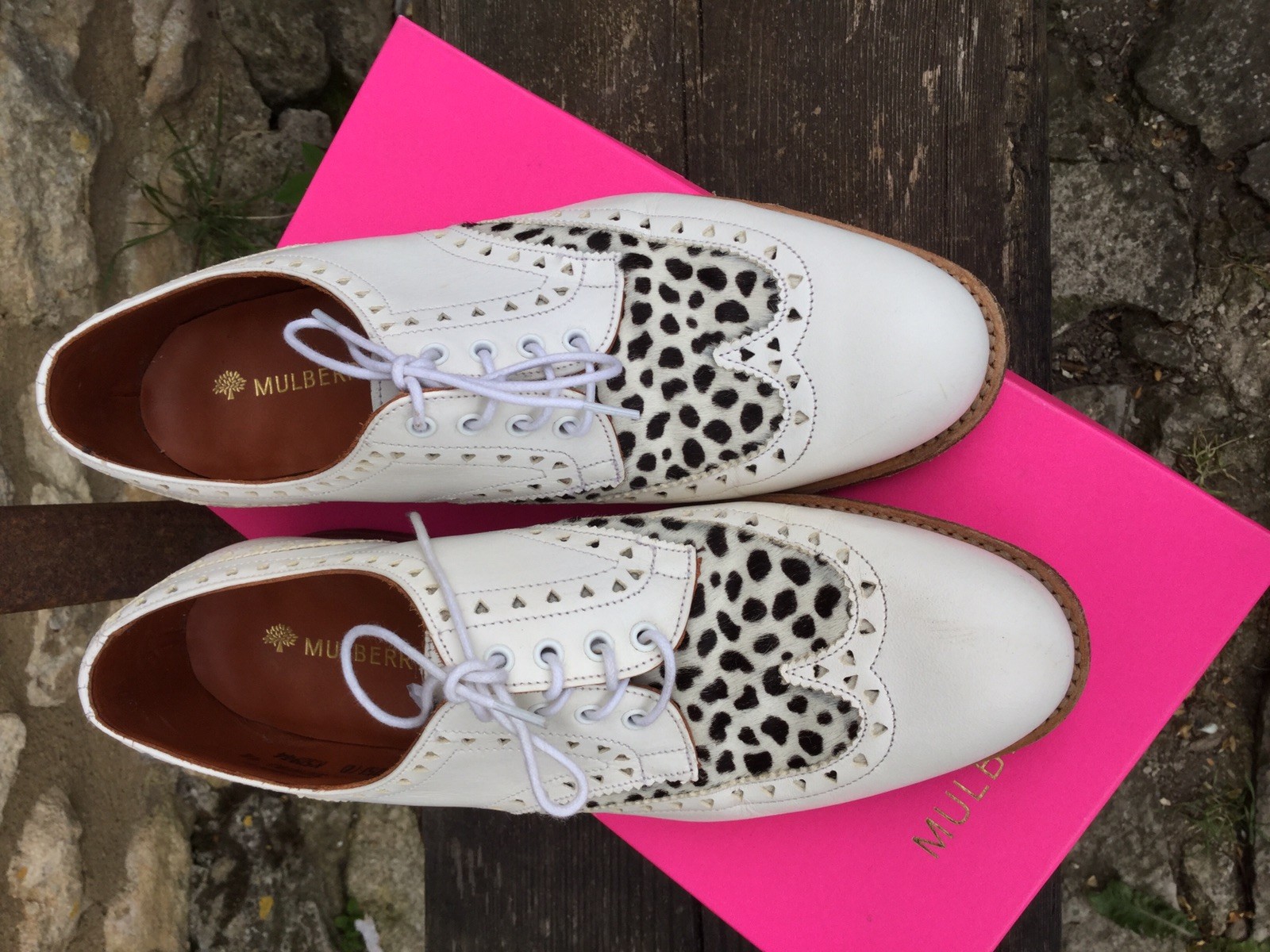 Zapatos de Cuero Mulberry Cuero y Pelo Pantorrilla Calado UK4 Zapatos de Cuero Mulberry Cuero y Pelo Pelo Pelo Pantorrilla Calado UK4 0289ea