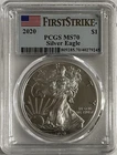 2020 American Silver Eagle PCGS MS 70 First Strike