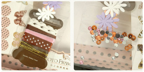 18 x 14cm DIY Make Your Own Pink Tartan Photo Frame with Ribbon Embellishments - Picture 5 of 11