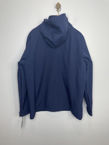 NFL PATRIOTS Navy 3 Layer Soft Shell Coat Jacket Removable Hood Size L NWT - Picture 5 of 7