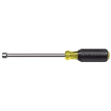 Klein Tools 646-7/16M 7/16-Inch Magnetic Tip Hollow-Shank Nut Driver 6 In. Shank