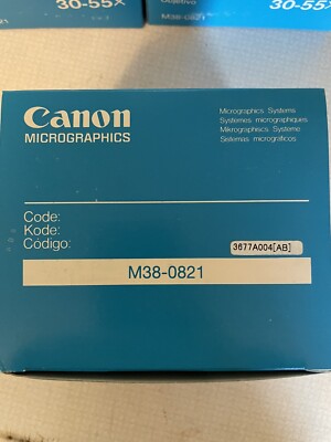 Canon Micrographics Zoom Lens EZ 03 30-55x- New in box | eBay