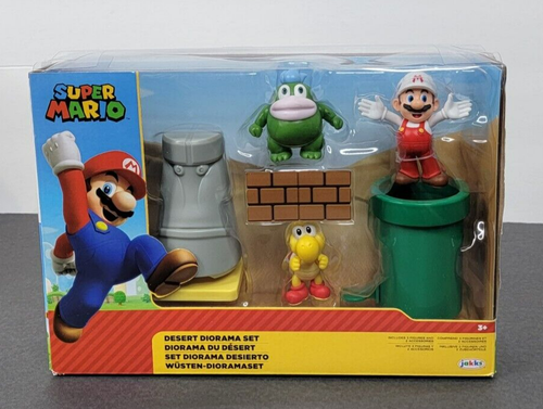 Super Mario World Of Nintendo Playset Desert Diorama Set - Foto 6 di 15