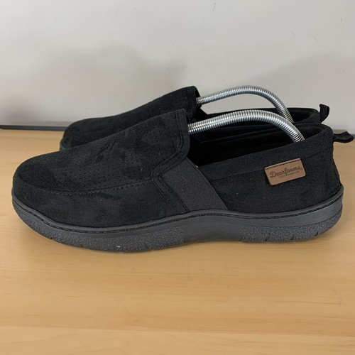 Dearfoam Slippers Shoes Black Memory Foam Men's L 11-12 No Sweat Comfort 91217249443 | eBay