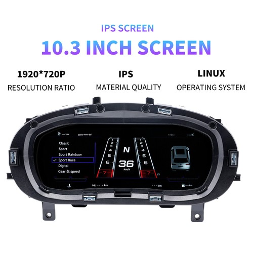 10.3" Digital Screen LCD Instrument Cluster for VW 2015-2018 Jetta Sagitar - Picture 5 of 12