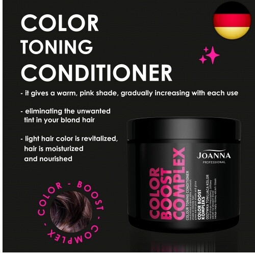 Joanna Professional Farb-Toner Tönungs-Shampoo in Rosa-Grau für das Haar - mit M - Bild 4 von 7