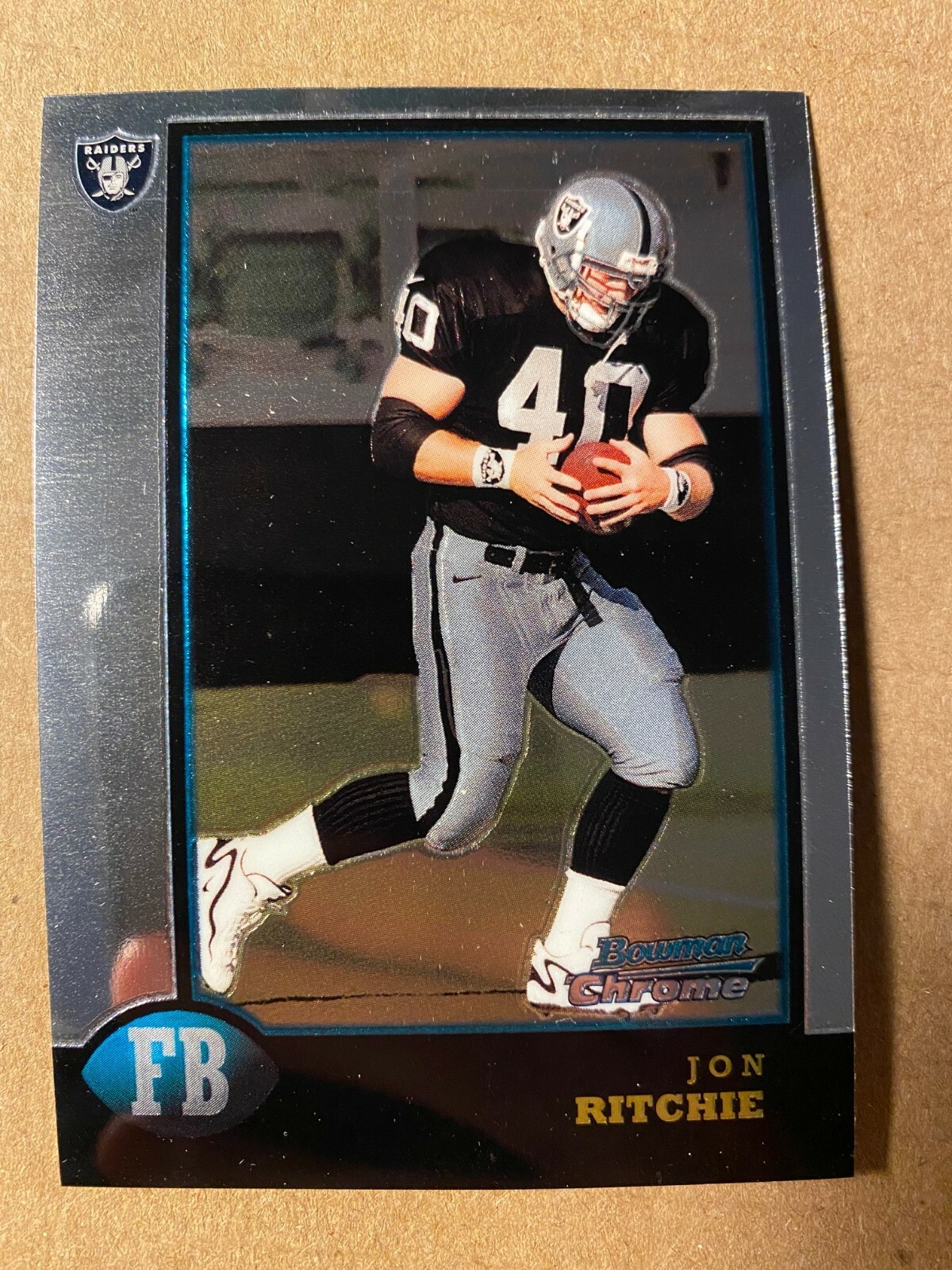 JON RITCHIE RC 1998 Bowman Chrome #196  OAKLAND RAIDERS