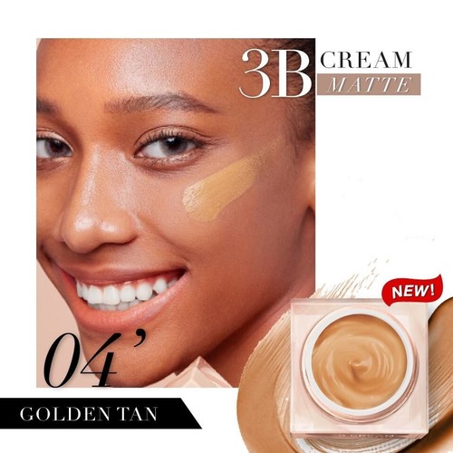 Kathy 3B Cream Matte Facial powder bouncing Bright Clear skin aura face 20g - Picture 7 of 14
