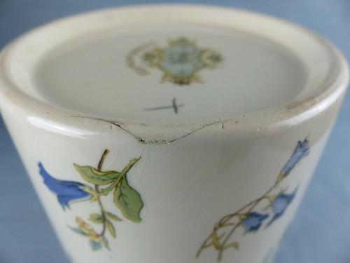 SARREGUEMINES RIGHI U&C grand vase rouleau 26 cm avec un fêle - Bild 7 von 10