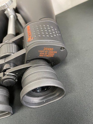 Celestron SkyMaster Black 20x80 Multicoated Porro Prism Astronomical Binoculars - Picture 10 of 12