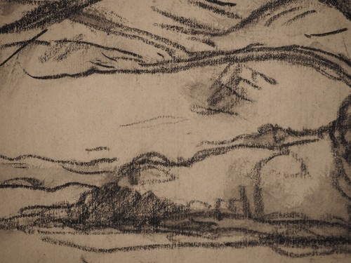 Maximilien LUCE : Vieux saule au bord du lac, Dessin original signé - Picture 5 of 5