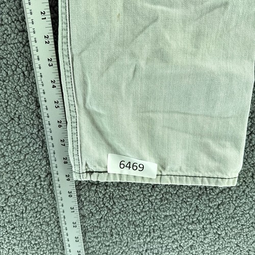 Levis 514 Slim Straight Jeans Mens 34x30 Inseam Meas 29 Light Gray 005140225 - Picture 13 of 13