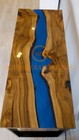 New Custom Order Blue Epoxy Dining coffee Table Tops walnut Table Home Decor